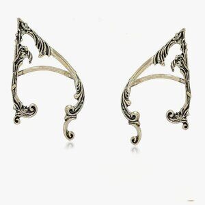 Elf Ear Cuffs Earrings Punk Fairy Ear Cuff Ear Clip Goth Fantasy GOLD Color